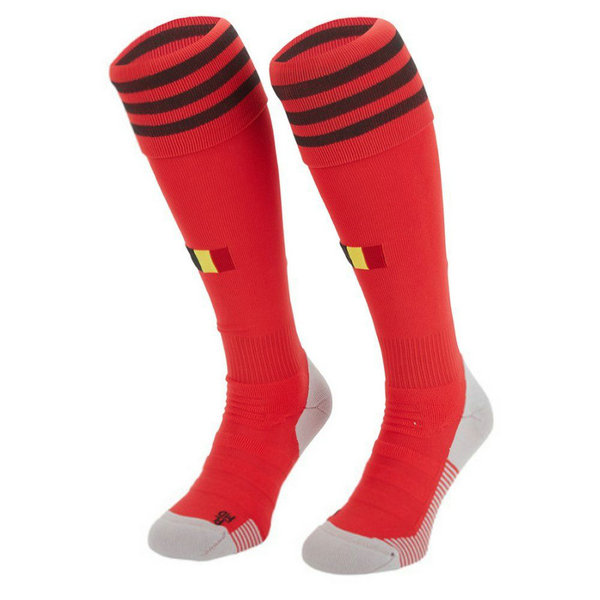 chaussettes homme domicile belgique 2021 rouge