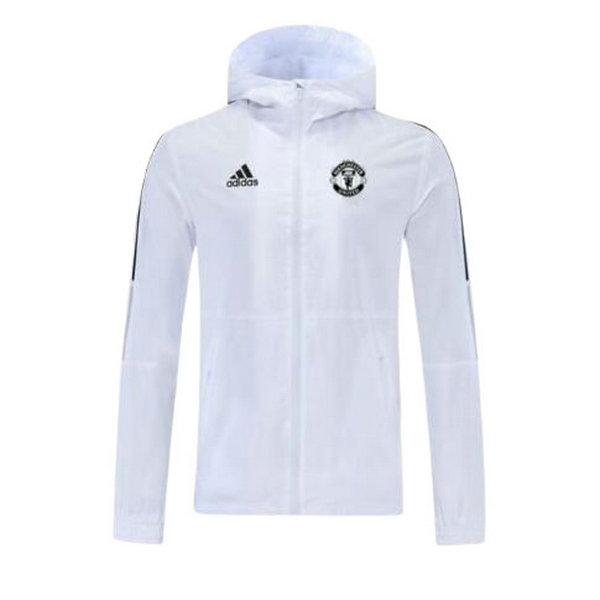 coupe-vent homme moda manchester united 2021 2022 blanc