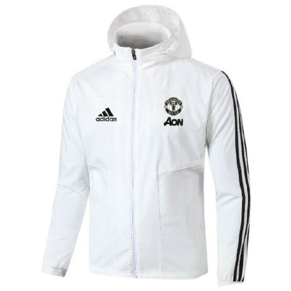 coupe-vent homme moda manchester united 2021 22 blanc