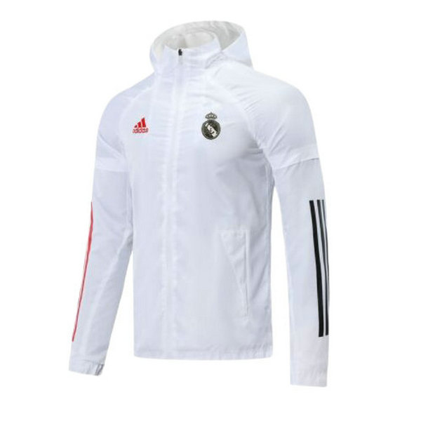 coupe-vent homme moda real madrid 21 22 blanc