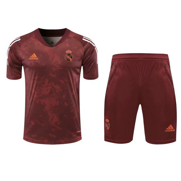 formation homme ensemble moda real madrid 2021 rouge