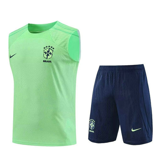 gilet maillots homme vert brésil 2023-2024