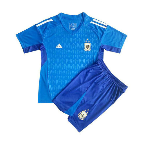maillot enfant gardien argentine 2023-2024 bleu