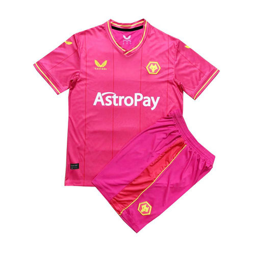 maillot enfant portiere rosso wolverhampton wanderers 2023-2024
