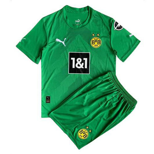 maillot enfant vert gardien borussia dortmund 2022-2023 pas cher