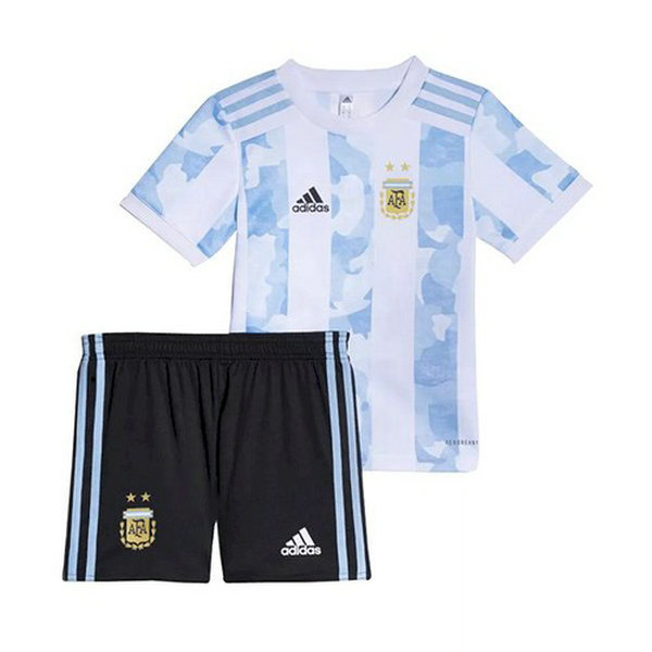 maillot enfants domicile argentine 2021 2022 bleu blanc