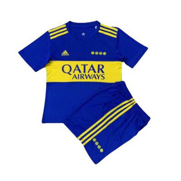 maillot enfants domicile boca juniors 2021 2022 bleu
