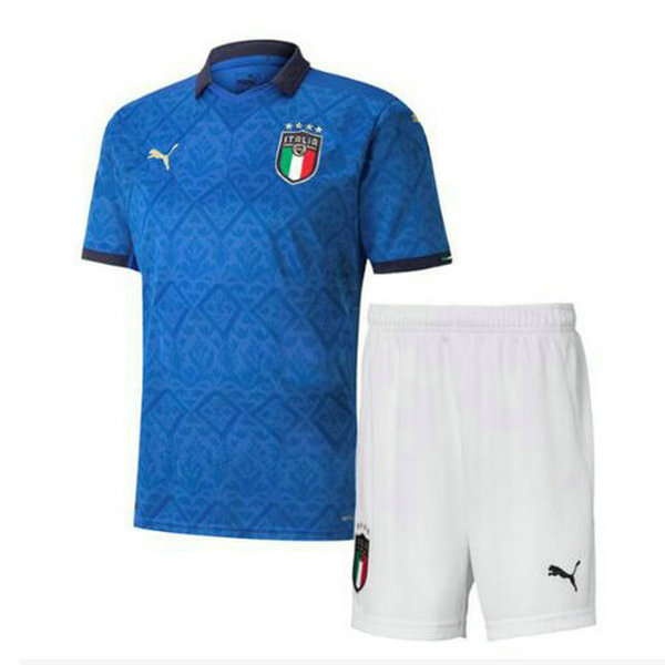 maillot enfants domicile italie 2020 bleu
