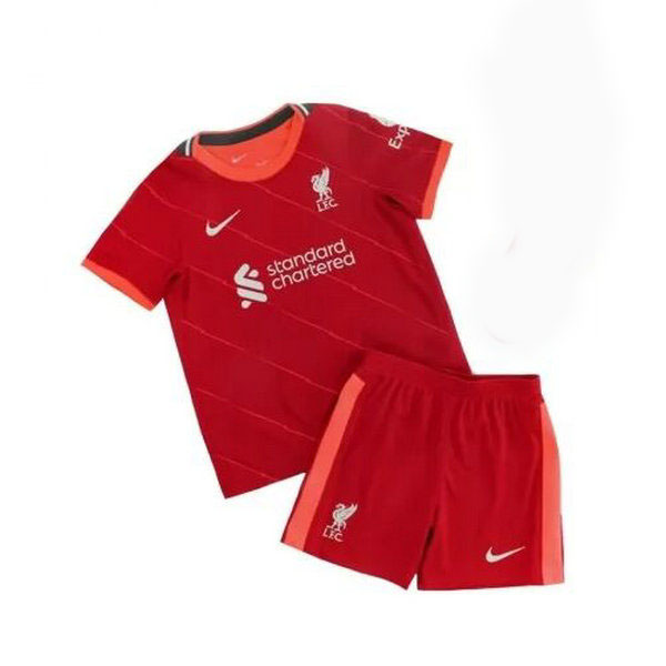 maillot enfants domicile liverpool 2021 2022 rouge