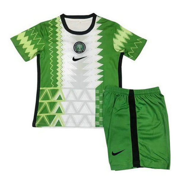 maillot enfants domicile nigeria 2020 vert-blanc