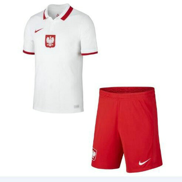 maillot enfants domicile pologne 2021 2022 blanc