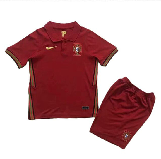 maillot enfants domicile portugal 2020-2021 rouge