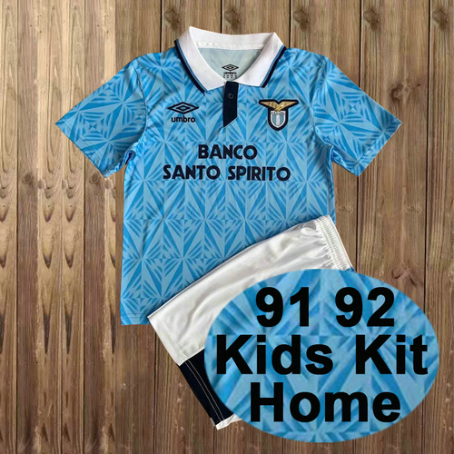 maillot enfants domicile ss lazio 1991-1992