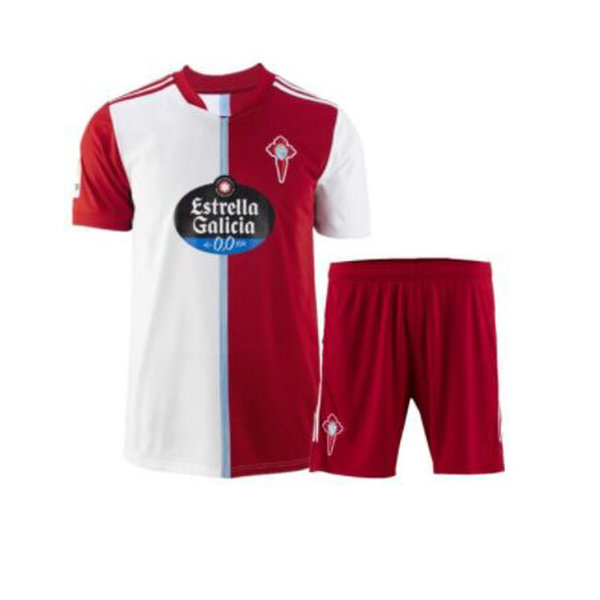 maillot enfants exterieur celta de vigo 2021 2022 rouge blanc