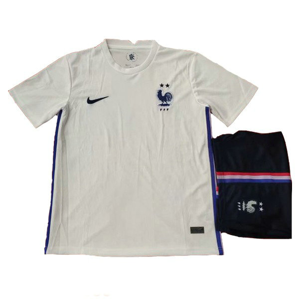 maillot enfants exterieur france 2020 blanc