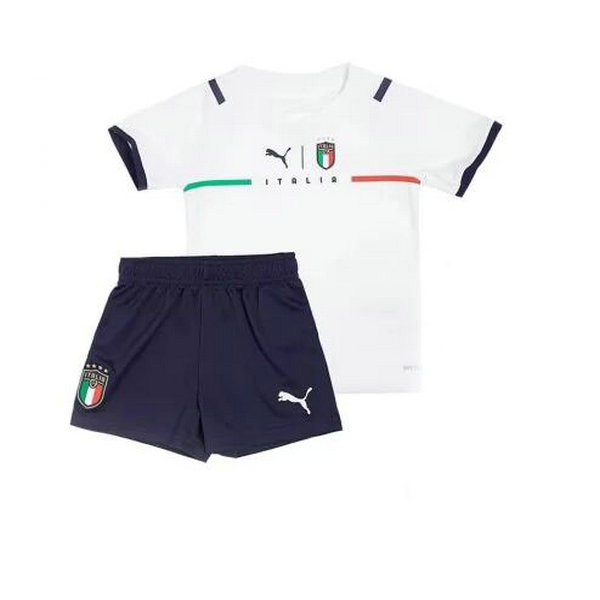 maillot enfants exterieur italie 2021 2022 blanc