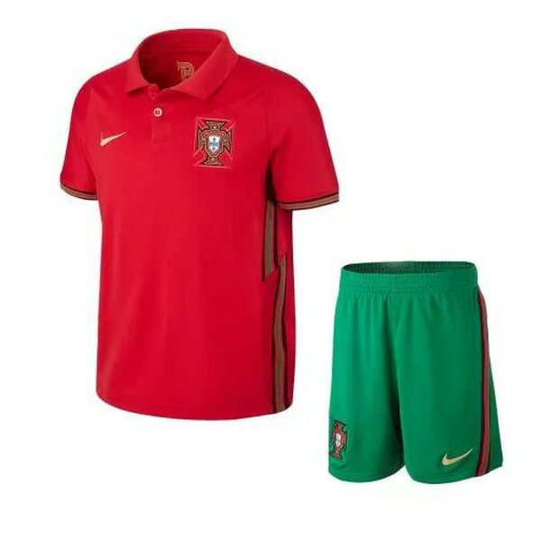 maillot enfants exterieur portugal 2021 rouge