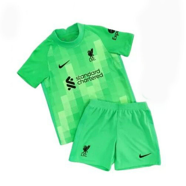maillot enfants gardien liverpool 2021 2022 vert