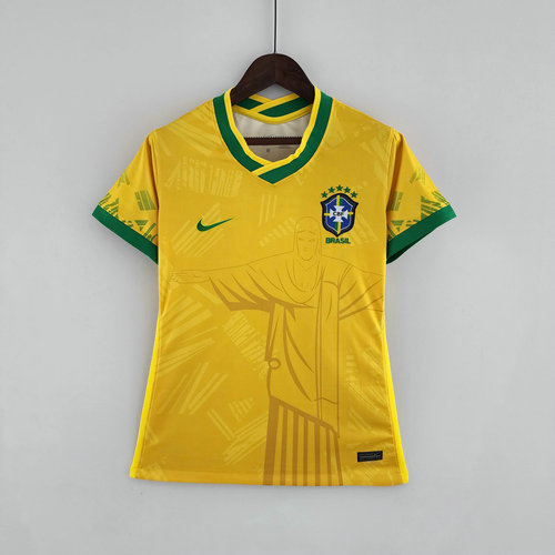 maillot femme jaune classic brésil 2022-2023