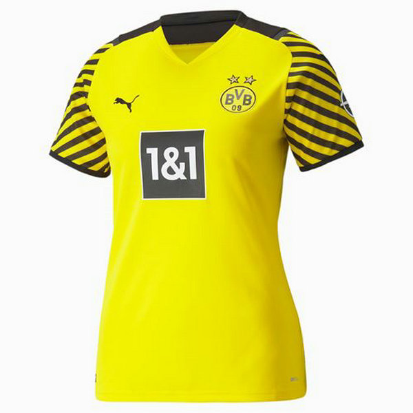 maillot femmes domicile borussia dortmund 2021 2022 jaune