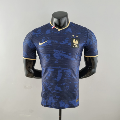 maillot homme bleu noir player version special edition france 2022-2023