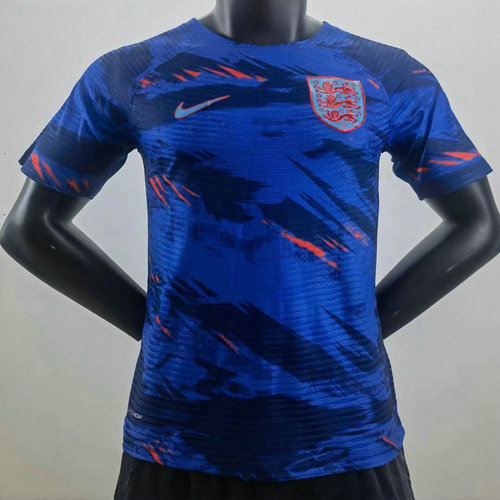 maillot homme bleu player version angleterre 2022-2023