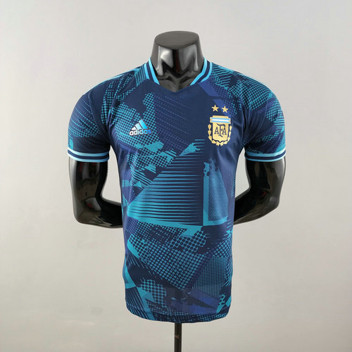 maillot homme bleu player version argentine 2022-2023 pas cher