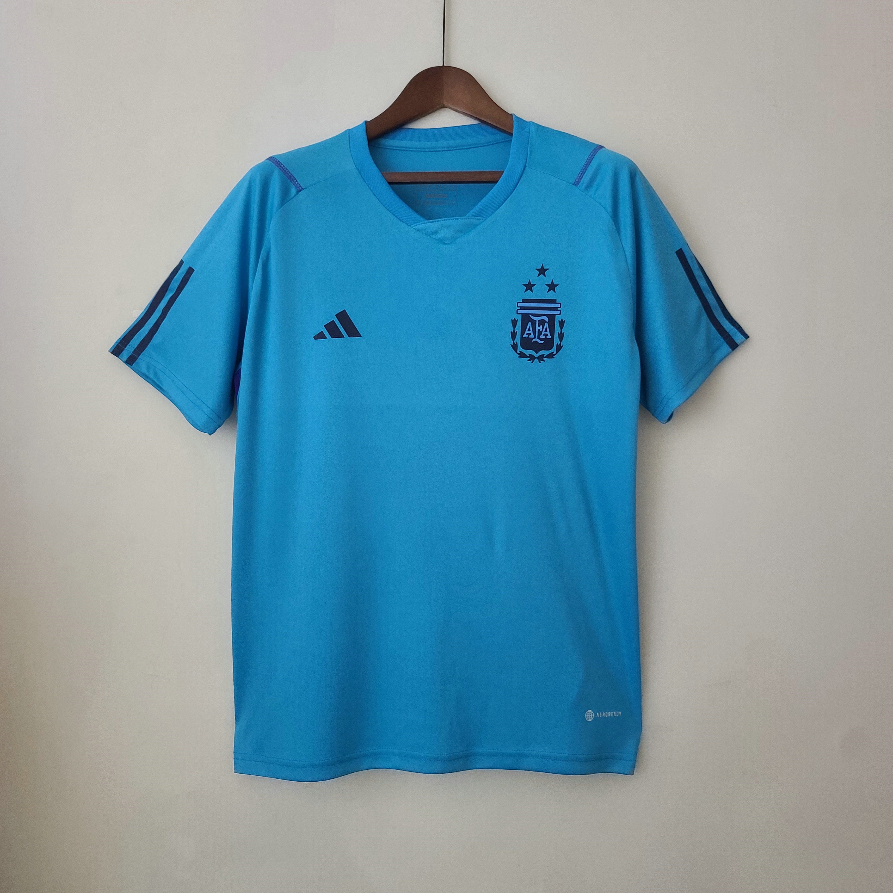 maillot homme bleu training argentine 2022