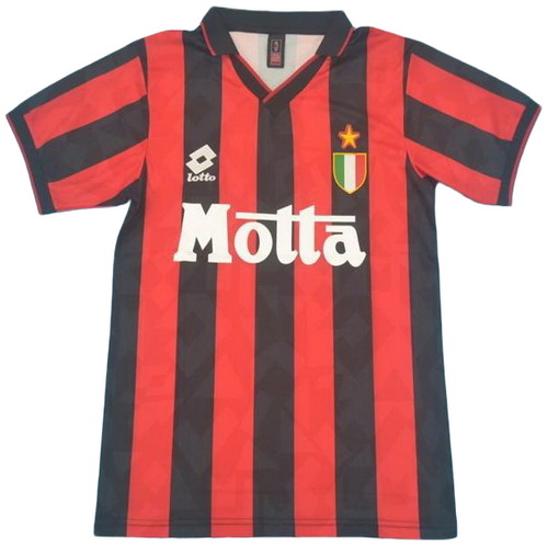 maillot homme domicile ac milan 1993-1994 rouge