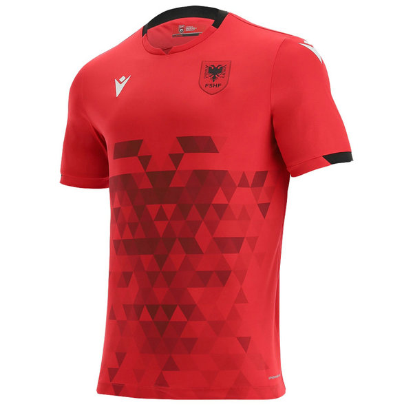 maillot homme domicile albanie 2021 2022 rouge