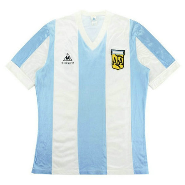 maillot homme domicile argentine 1984 blanc