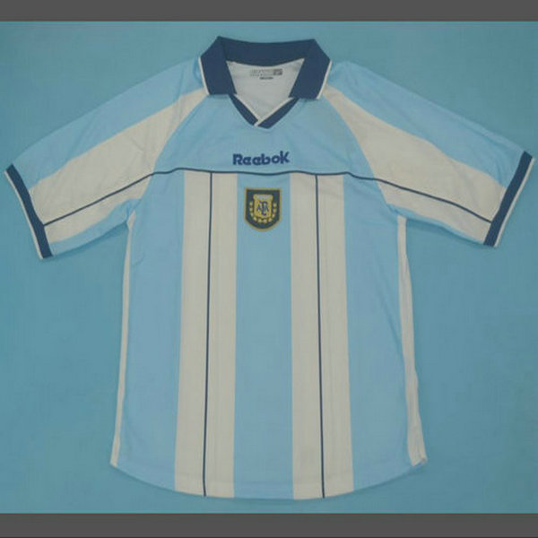 maillot homme domicile argentine 2001 bleu