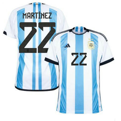 maillot homme domicile argentine 2022 l.martinez 22