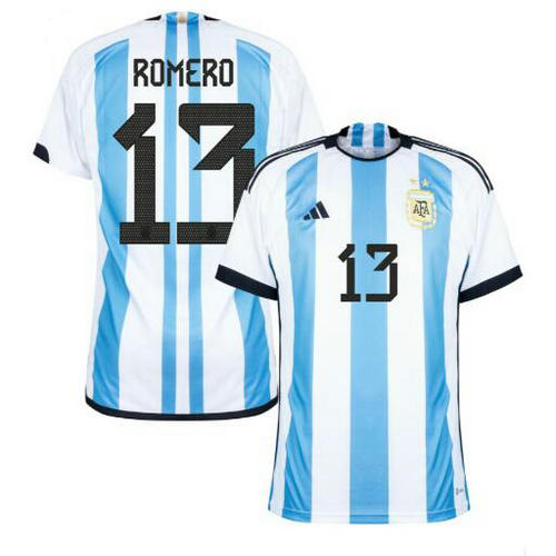 maillot homme domicile argentine 2022 romero 13