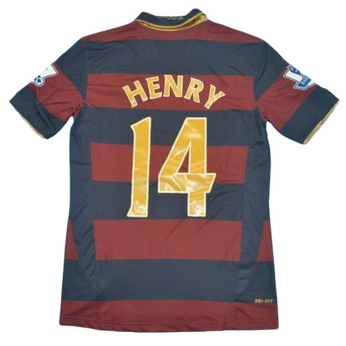 maillot homme domicile arsenal 2007-2008 henry 14 rouge