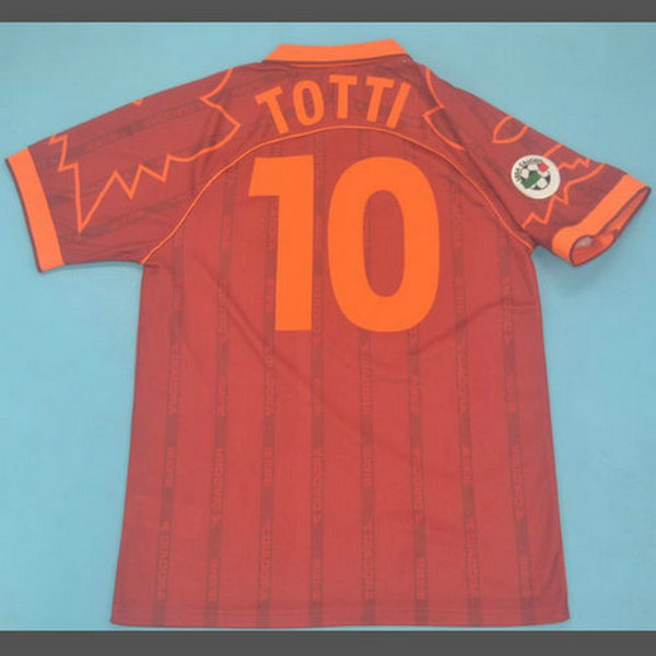 maillot homme domicile as rome 1999-2000 totti 10 rouge