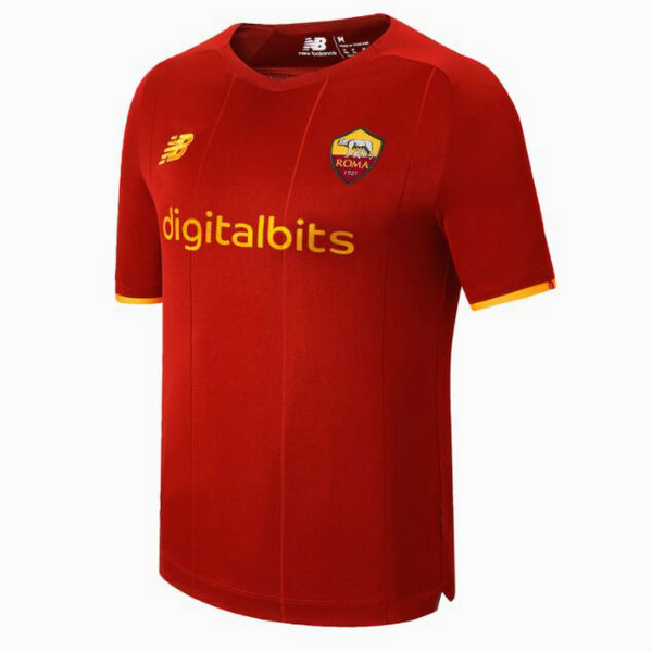 maillot homme domicile as rome 2021 2022 rouge