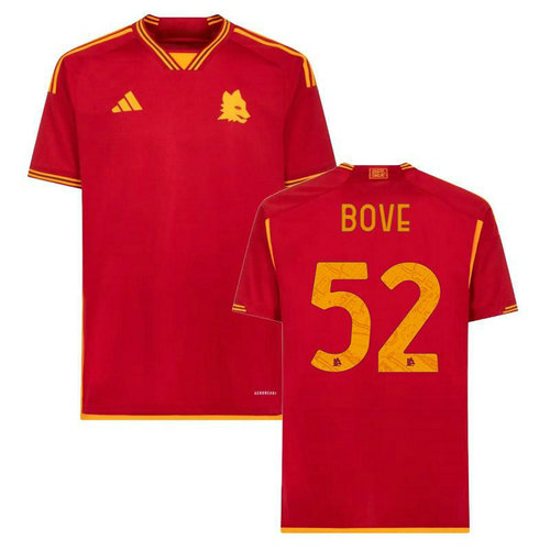maillot homme domicile as rome 2023-2024 bove 52
