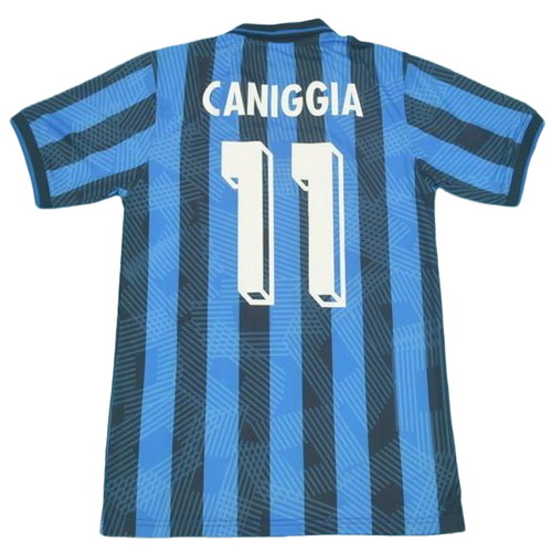 maillot homme domicile atalanta bergame 1991 caniggia 11 bleu