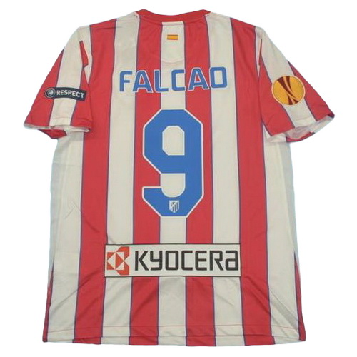 maillot homme domicile atlético de madrid 2011-2012 falcao 9 rouge blanc