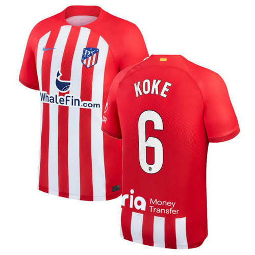 maillot homme domicile atlético de madrid 2023-2024 koke 6