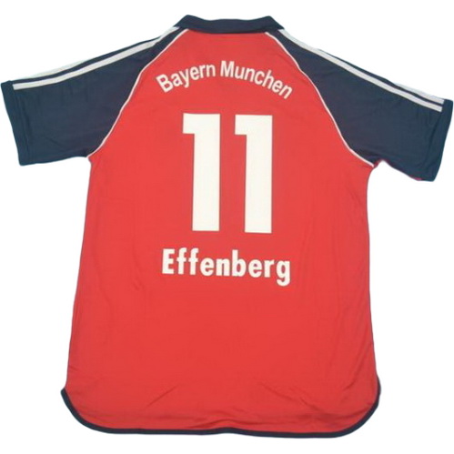 maillot homme domicile bayern munich 2000-2001 effenberg 11 rouge