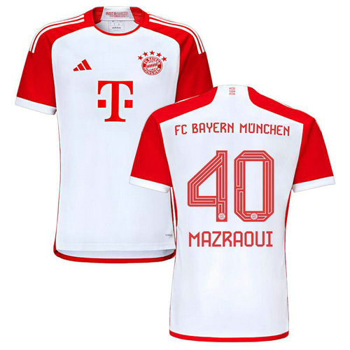 maillot homme domicile bayern munich 2023-2024 mazraoui 40