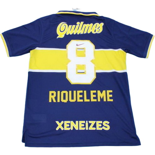 maillot homme domicile boca juniors 1996-1997 riqueleme 8 bleu