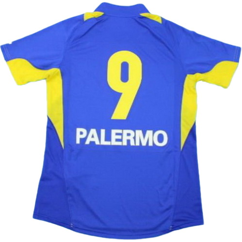 maillot homme domicile boca juniors 2005 palermo 9 bleu