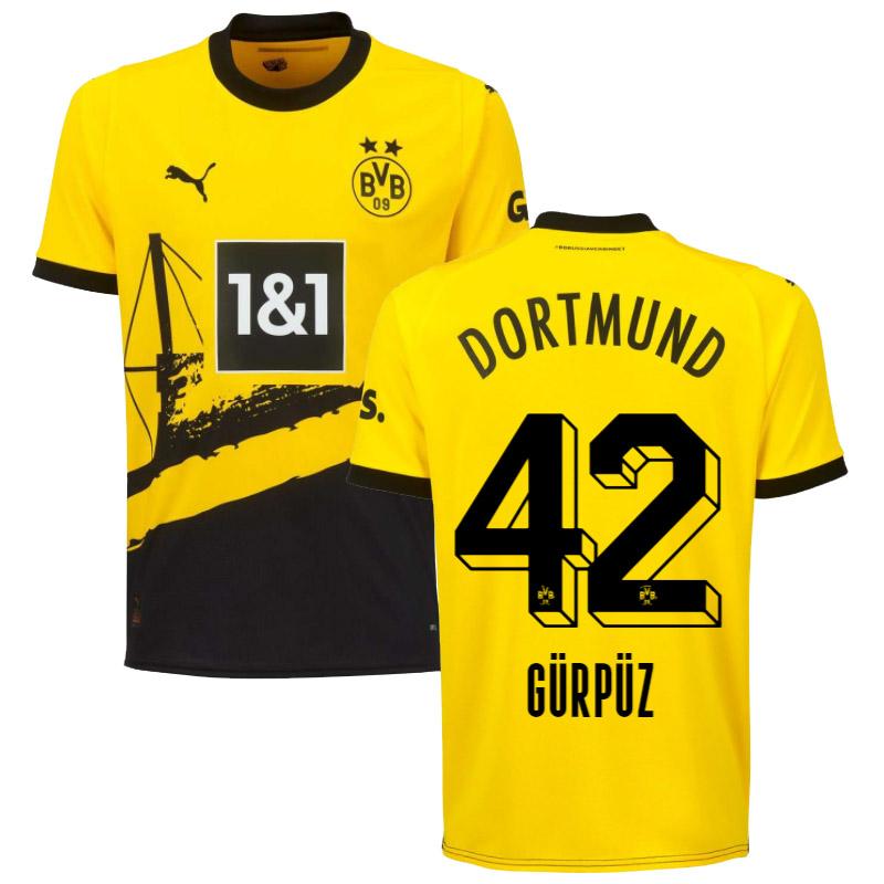 maillot homme domicile borussia dortmund 2023-2024 gurpuz 42