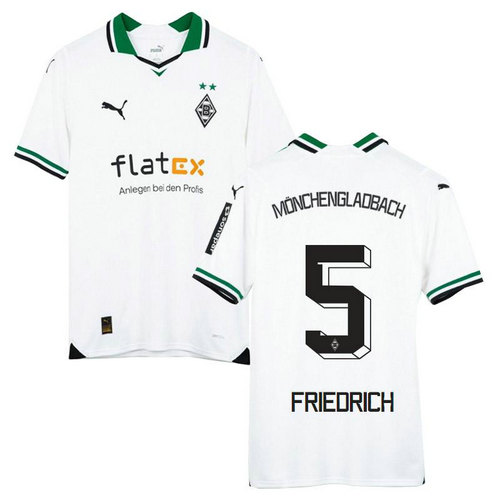 maillot homme domicile borussia mönchengladbach 2023-2024 friedrich 5