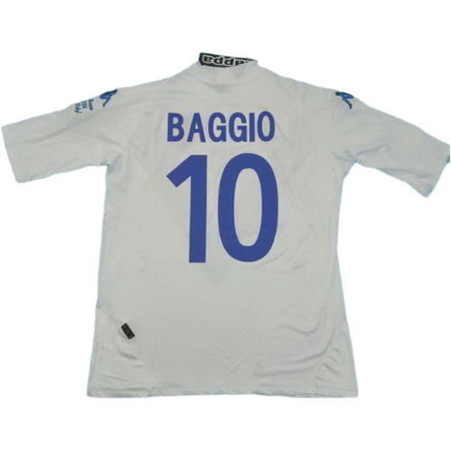 maillot homme domicile brescia calcio 2003-2004 baggio 10 blanc