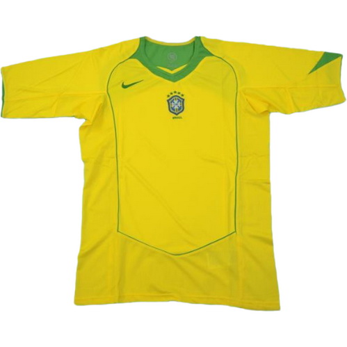 maillot homme domicile brésil 2004 jaune
