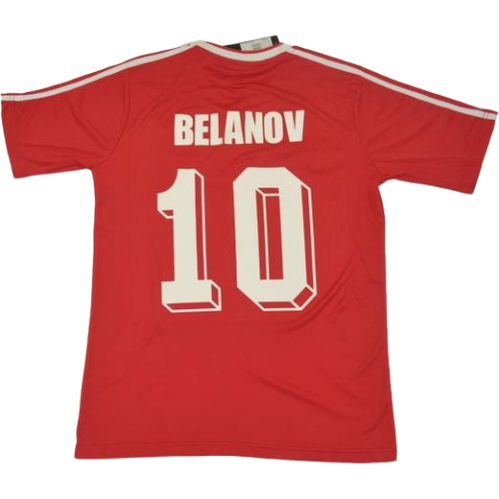 maillot homme domicile cccp 1986-1987 belanov 10 rouge
